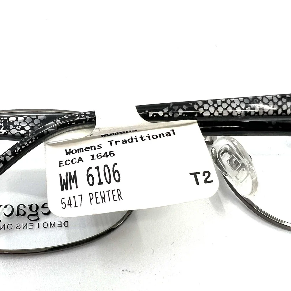 Legacy MM6106 PW Black Full Rim pewter womens Eyeglasses frames 54[]17 135 mm